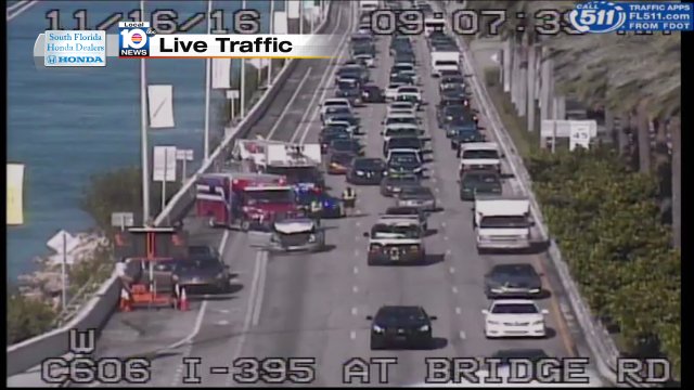 Right lane blocked due to crash on I-395 EB at Bridge Rd. HEAVY DELAYS! #traffic https://t.co/l8QQuMeODy