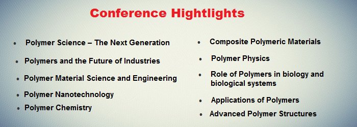polymerscience1's tweet image. #PolymerScience 2017 covers topics #compositepolymers #polymerchemistry #polymernanotechnology . For details click: goo.gl/lNPvP0