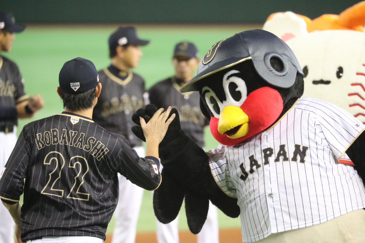 マーキー 7 24 25 侍j Twitterissa 小林誠司 つば九郎 大谷翔平 藤浪晋太郎 16 11 13 侍ジャパン