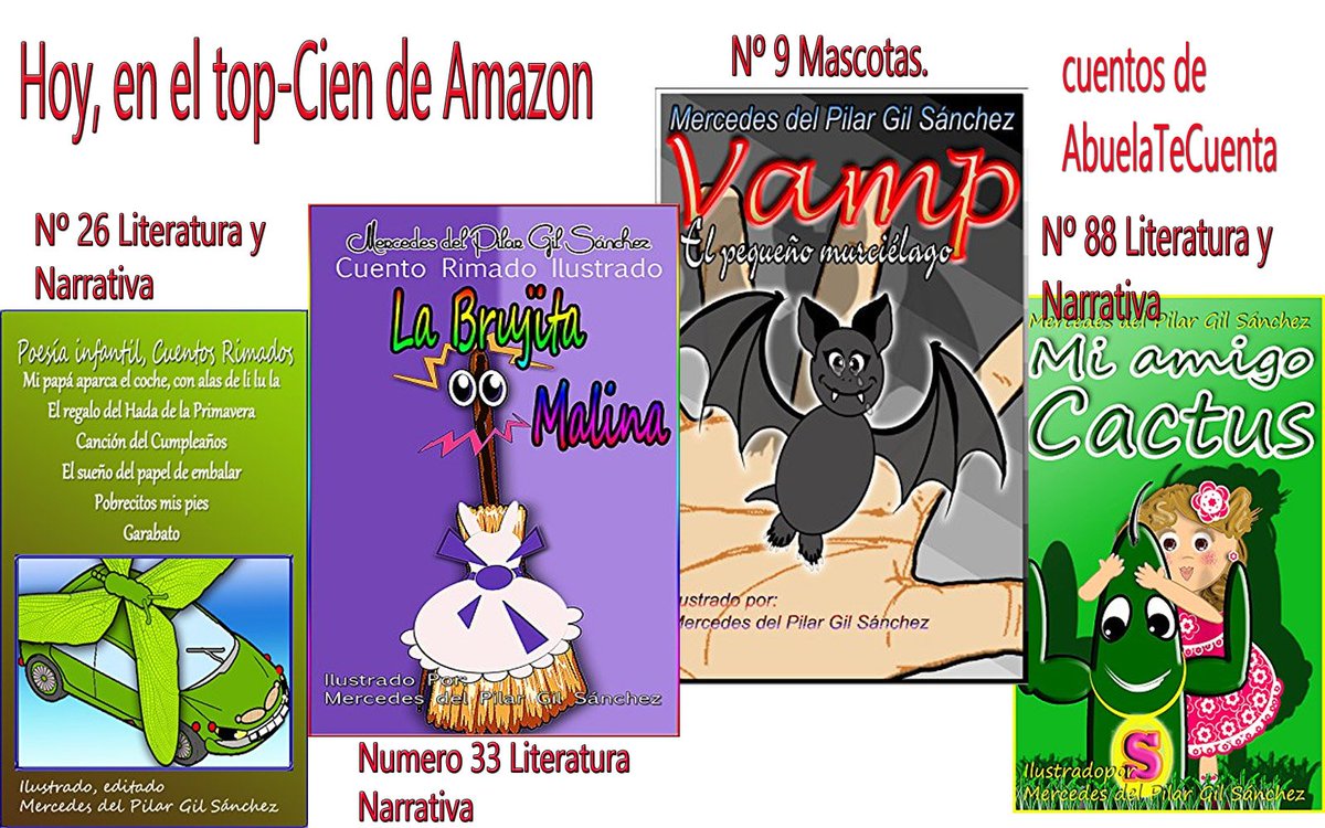 AbuelaTeCuenta's tweet photo. #FelizMiercoles Y... Para hacerlo más feliz, permite que tus #niños lean los #cuetos de #AbuelaTeCuenta
https://t.co/BfMCA5cMYM https://t.co/7n78u5NCnm