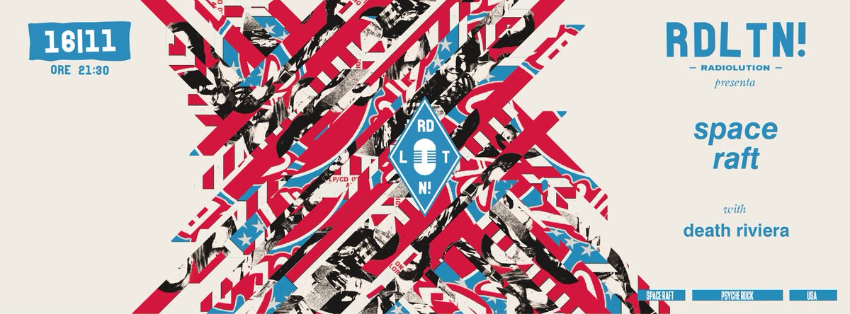 Edone_Bergamo's tweet image. QUESTA SERA : DAI DAI DAI DAI #SPACERAFT + #DEATHRIVIERA LIVE AT @Edone_Bergamo