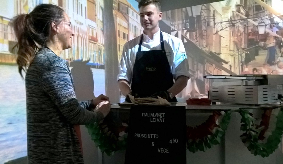 Place to be Haagan yhteistyökumppani <a href="/Dietaoy/">Dieta</a>:n pop up-keittiö laajeni <a href="/theboxfinland/">The Box</a>:n kautta Italiaan #P2BHaaga #haagahelia #theboxproject