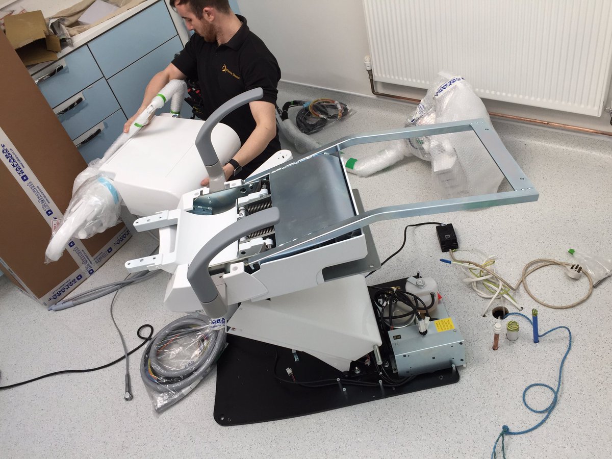 Getting our new Belmont chairs installed in our new 4 surgery practice <a href="/BelmontDentalUK/">Belmont Dental UK</a> #Emsworth #Dentist