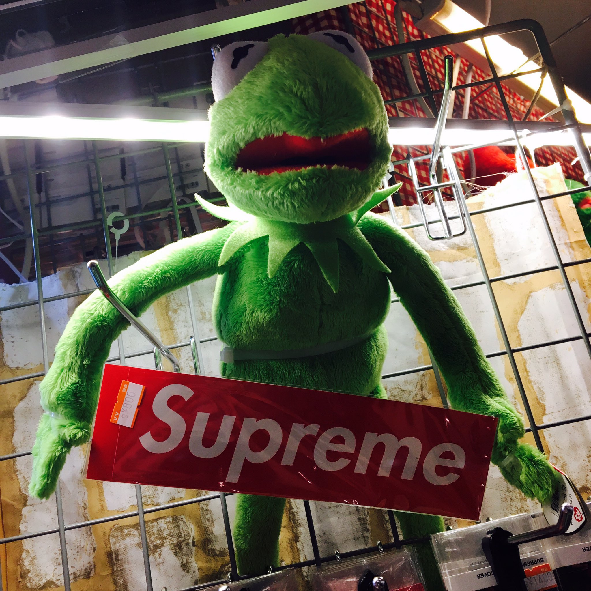 تويتر ヴィレッジヴァンガードﾙﾐﾈｴｽﾄ新宿店 على تويتر あのカエルとsupreme 完売していたカーミット再入荷しました ボクの中でカーミットと言えばsupremeコラボ なので どどーんと公式ステッカー アンダーカバーコラボステッカーも一緒に展開しております