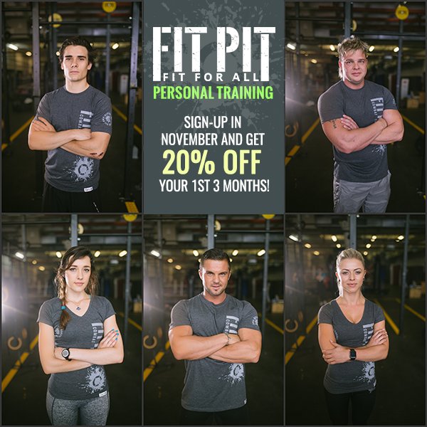 TheFitPitSA's tweet photo. Sign-up for Personal Training at FIT PIT &amp; get 20% off your 1st 3 months!

For more info contact the gym @ 012 111 0794 https://t.co/8ynT5Pz0g4
