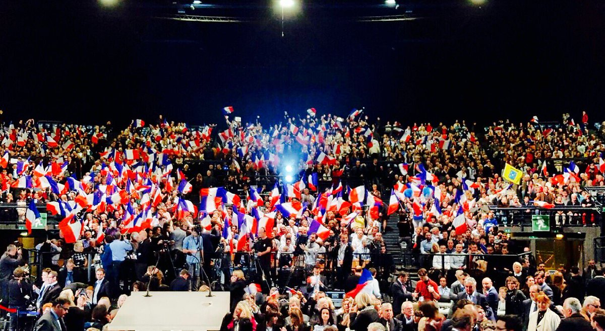 marinebrenier's tweet photo. Nous étions plus de 3500 hier au @palaisnikaia à #Nice06, mobilisés pour porter @NicolasSarkozy jusqu'à la victoire ! #NSNice #AvecNS https://t.co/x6t3FvqOZJ