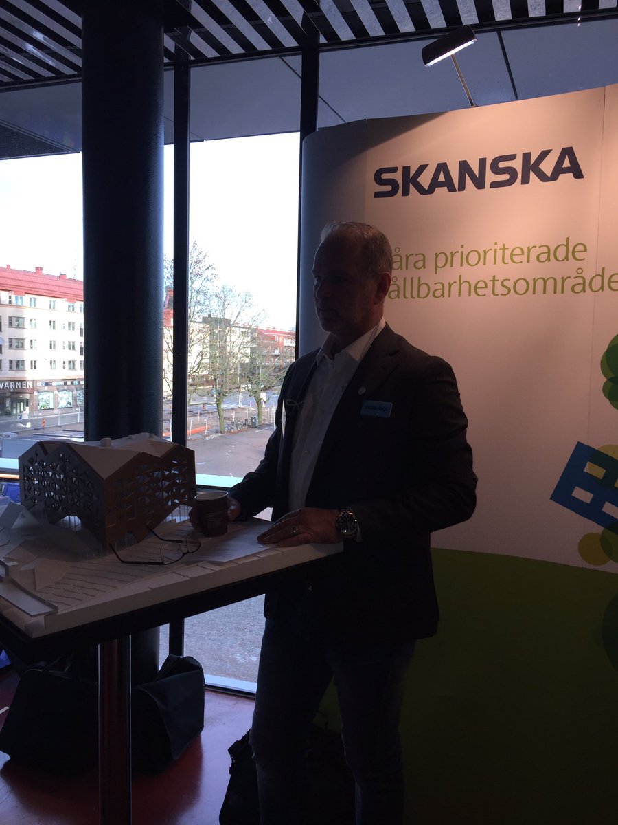 Jan pratar social hållbarhet för Juvelen #juvelenuppsala #csrdagen #skanskasverige