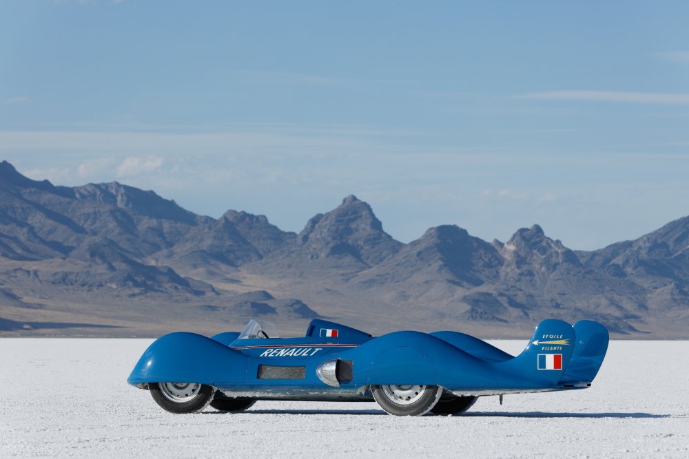 RenaultSeries's tweet photo. In 1956, the Renault #EtoileFilante reached 191 MPH on a 3 miles at #Bonneville. A myth! #115YearsOfPassion https://t.co/KnSU4RtQMR