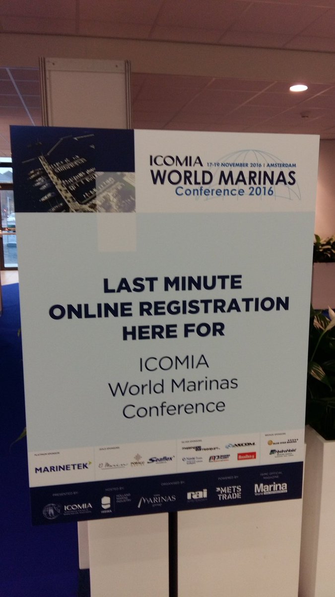 Donderdag start 3-daagse World Marinas Conference <a href="/FollowICOMIA/">ICOMIA</a> Last minute inschrijven is nog mogelijk op <a href="/metstrade/">METSTRADE</a>