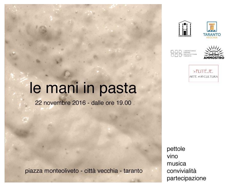 Tarantovorg's tweet photo. Perchè il #Natale a #Tarantovecchia inizia prima.. #lemaninpasta #santacecilia16 @viaggiarepuglia @pugliaevents https://t.co/XVrREBfwrl