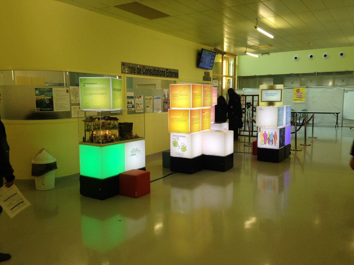 CULTUREVAL's tweet image. L'étape 5 de l'exposition multifacettes le cancer expliqué : l'hôpital Begin de Paris ! Conçue par @ScienceAnim pour l'#InCa