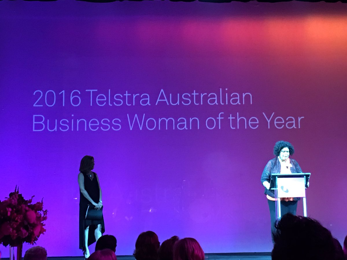 womens_awards's tweet photo. And…the 2016 Telstra Australian Business Woman of the Year is… Andrea Mason from the NPY Women’s Council, Congrats! #TelstraBizWomen https://t.co/I2Las7mdLc