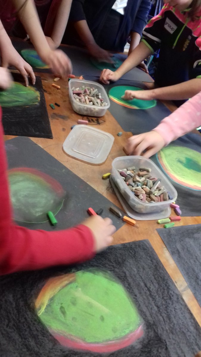 skysketcher's tweet photo. So that would be the Titan table then. St Clare NS 3rd class #Manorhamilton #DeadlyMoons #ScienceWeek https://t.co/n0JgSvPjDR