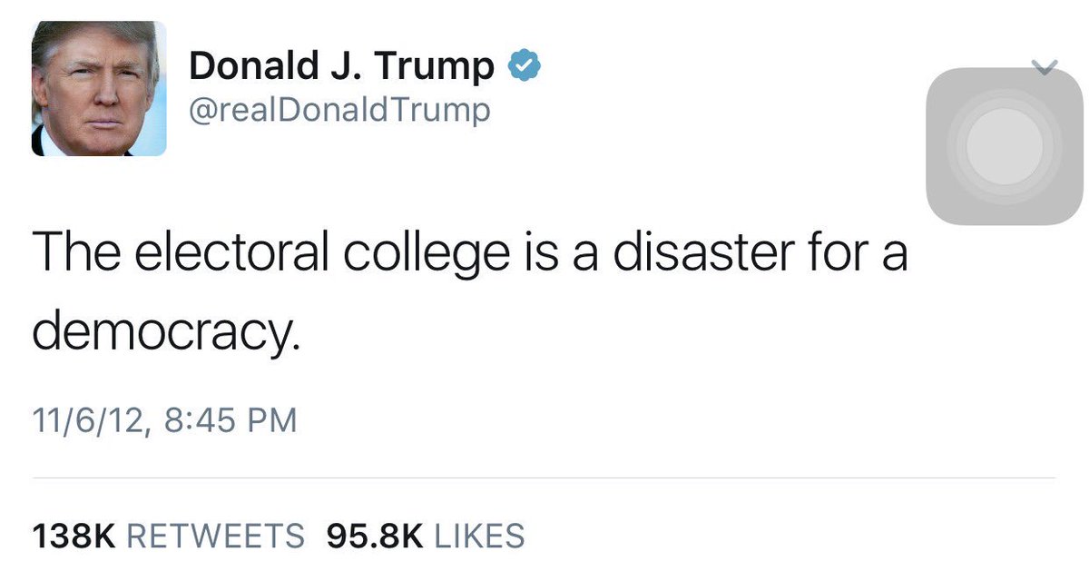 Schecky's tweet photo. @POTUS @VP @HLNTV
In #Trump's own words from 2012, plz stop his #contradictions. #TrumpStillLies
#ObamaPower
#MakeAmericaUnitedAgain #Dec19 https://t.co/mG1pBNzYvD