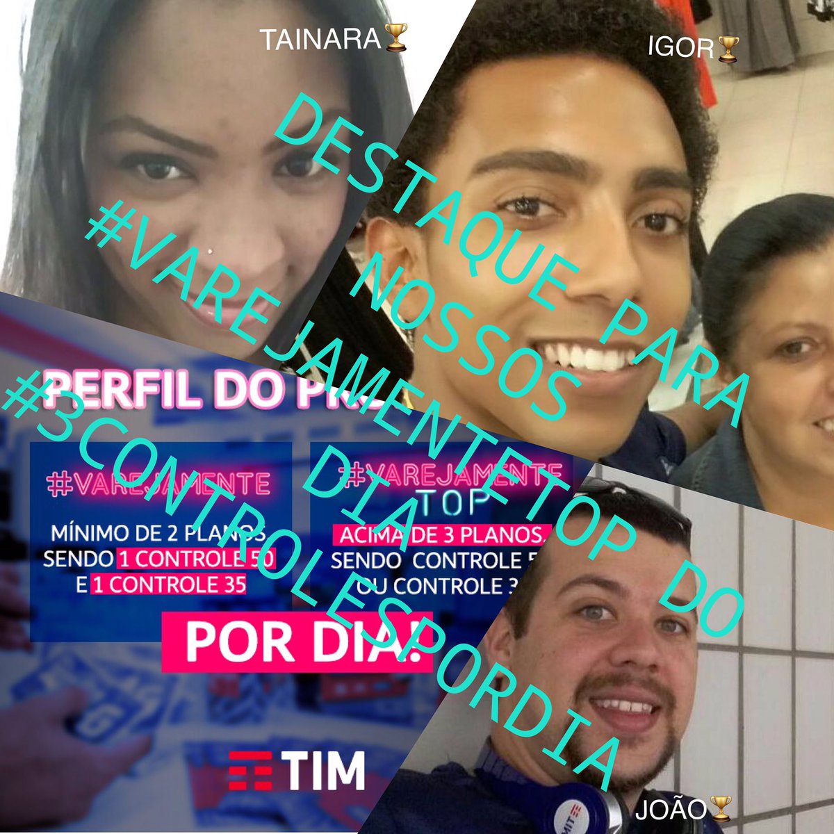 EveMirante's tweet photo. GIGANTESDO13!#VAREJAMENTETOP #minhatsp
#consumerligadonotrabalho
#tsp
#varejotim
@rnevestim
@ana_mayumi_
@erikalinhares01
@EduJames https://t.co/rnQk9BD0RE