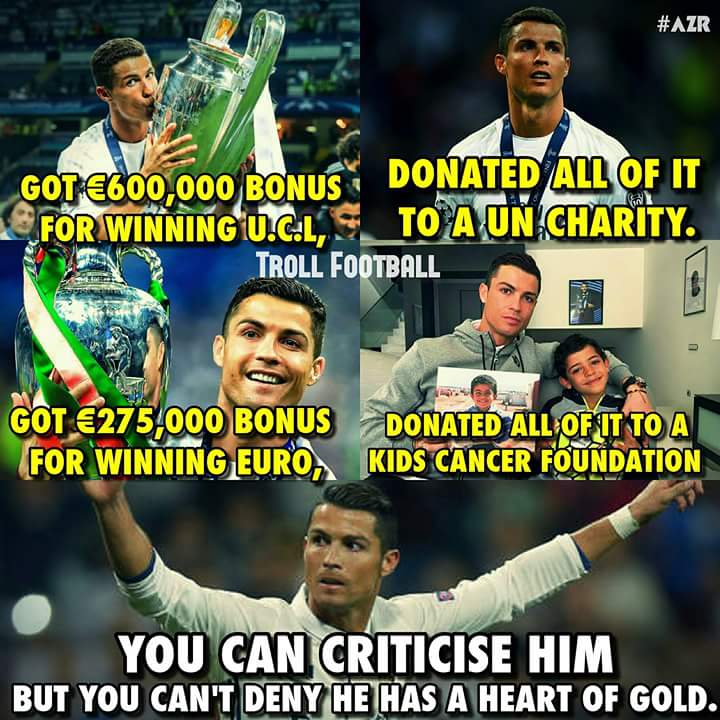 _legend_87's tweet photo. Respect For @Cristiano 👏👏❤️ https://t.co/a8PqjKnO28