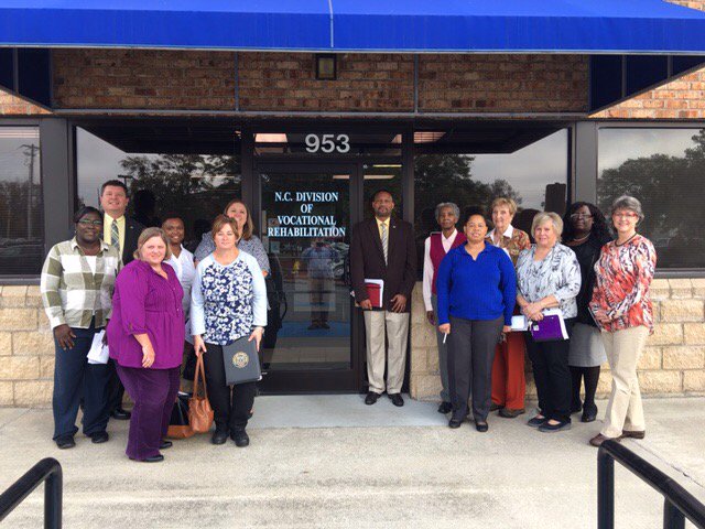 NCWorks_NEPZ's tweet photo. Beaufort County NCWorks Partners meeting, 11/15/16. Thanks to Voc Rehab for hosting! https://t.co/XSW0GBsYME