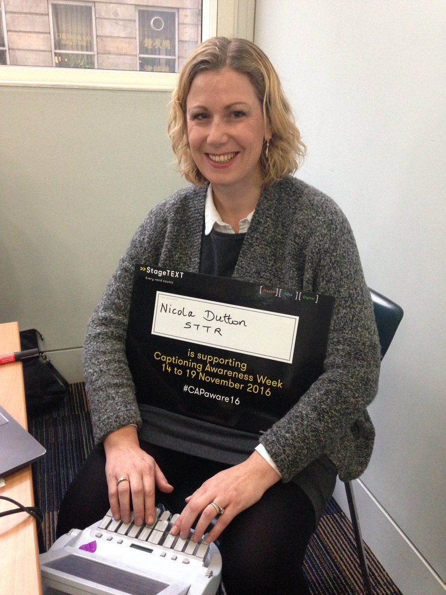 itypefast's tweet image. I&apos;m supporting Captioning Awareness Week #CAPaware16 #stagetext #access
