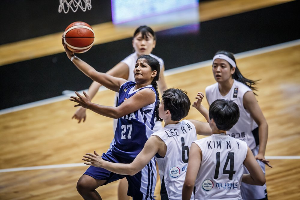 BFI_basketball's tweet image. Shots from Korea's win over India 69-27 #FIBAU18Asia #KORvsIND #IndiaBasketball
