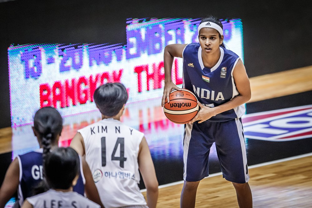 BFI_basketball's tweet image. Shots from Korea's win over India 69-27 #FIBAU18Asia #KORvsIND #IndiaBasketball