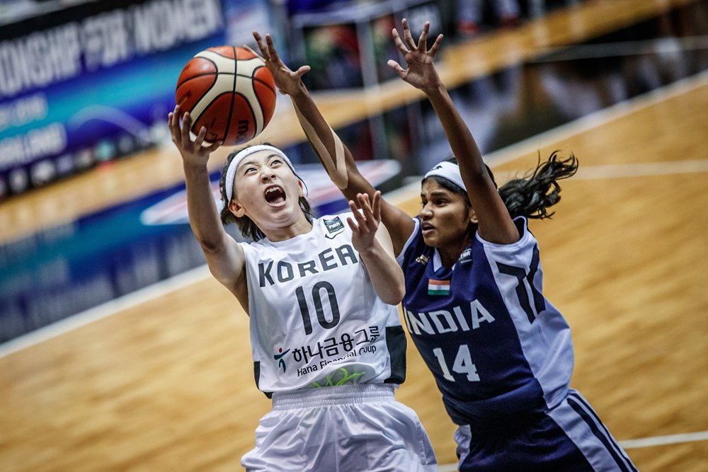BFI_basketball's tweet image. Shots from Korea's win over India 69-27 #FIBAU18Asia #KORvsIND #IndiaBasketball