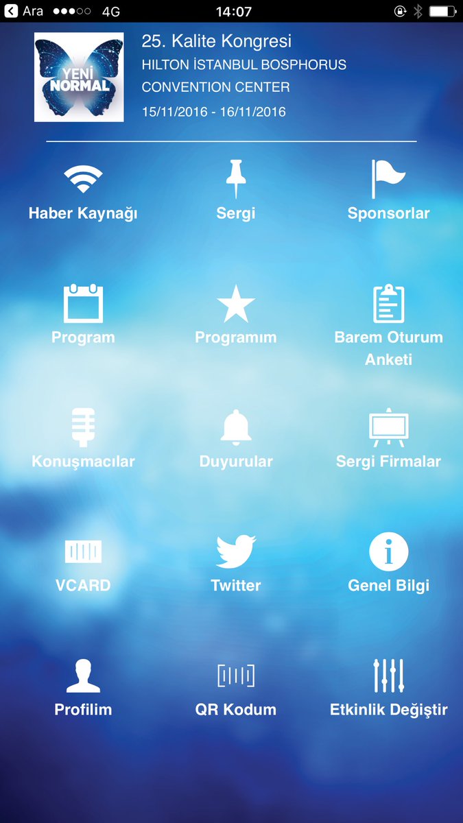 25. Kalite Kongresi mobil uygulaması #SocialAttend #kalder #kalitekongresi #digital #vcard #anket #oylama #qrkod