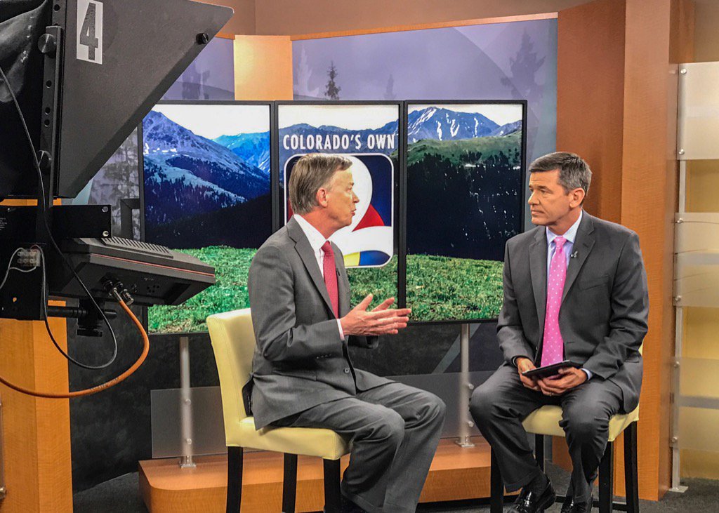 TGreenDenver's tweet image. Spoke w/ @hickforco on @ch2daybreak about potential clashes with Donald Trump (immigration, marijuana etc.)
@GovofCO