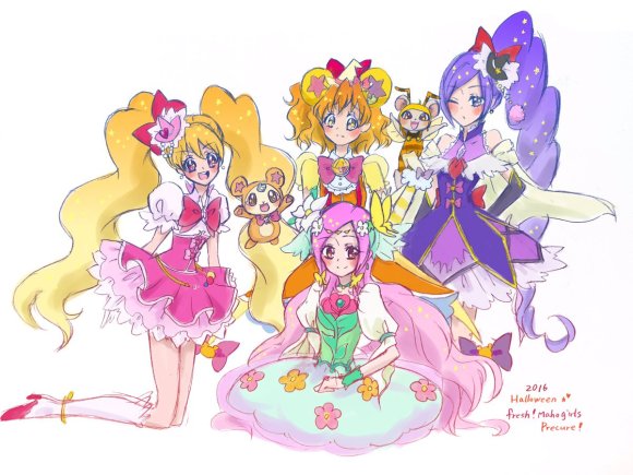 ニチアサエイト على تويتر フレッシュプリキュアのみんなに魔法つかいプリキュアの仮装をしてもらいました ほか フレッシュプリキュアイラストまとめ T Co Vc0zxudkc2