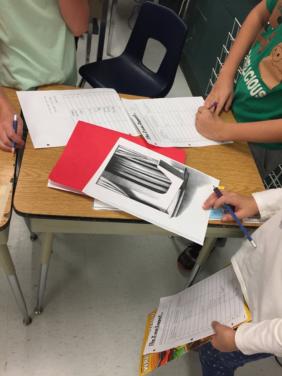 coolthingsin5B's tweet photo. Moving, talking, inferring, predicting, and finding patterns.... #readingrocks #thezwaszapped #authorillustratorchrisvanallsburg https://t.co/gAVzqsVQee