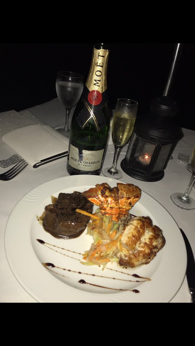 VIPEventME's tweet image. The only way to end the day... Champagne lobster n steak dinner. It was the 💣 #VIPeventsintetnational