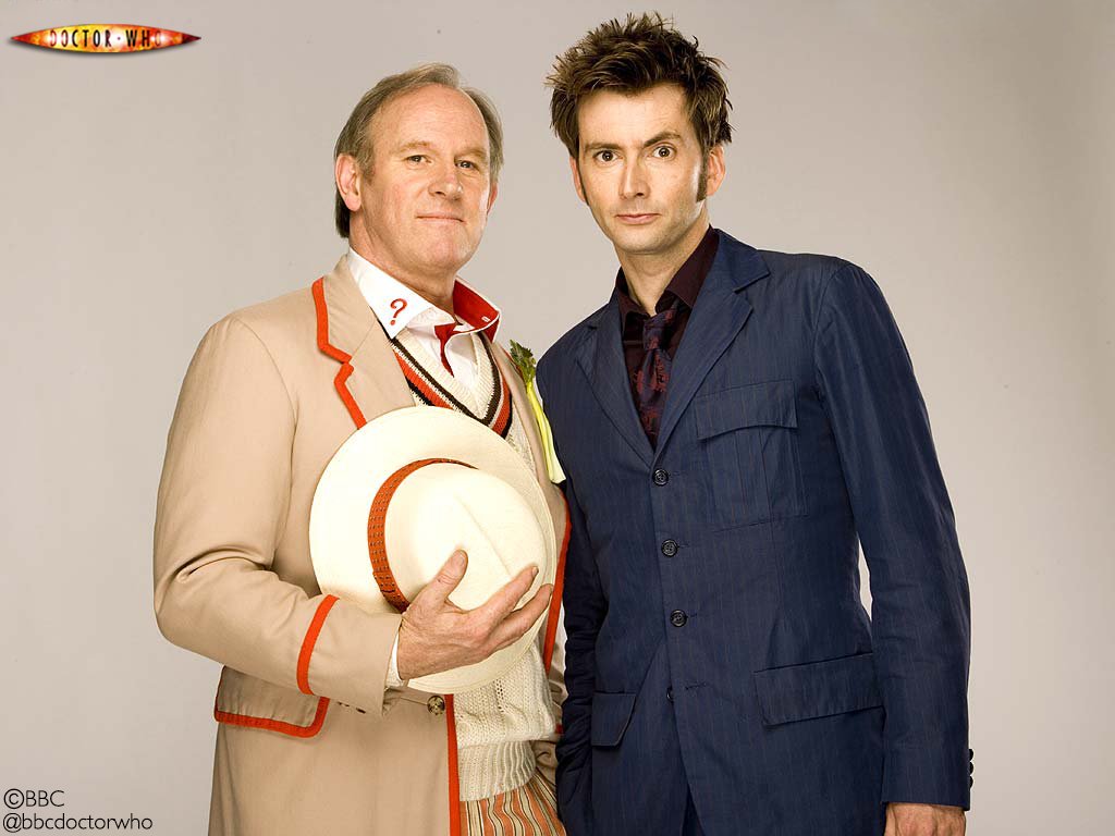 bbcdoctorwho's tweet photo. Five + Ten = Time Crash, the #DoctorWho Children in Need special that aired 9 years ago today! https://t.co/QCn1jnbDwq