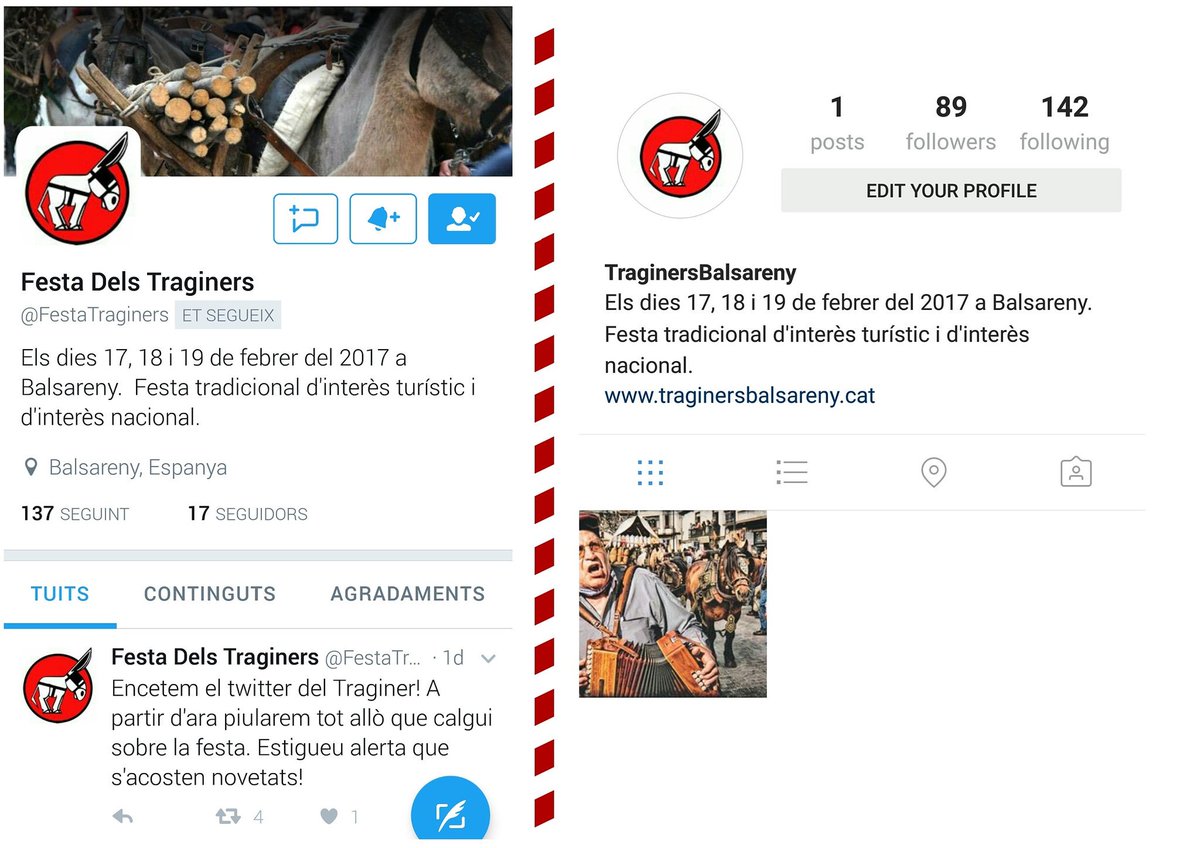 Voleu estar al dia de tota la informació de la festa i les novetats que vindran? Seguiu-nos a Facebook, Instagram i Twitter!