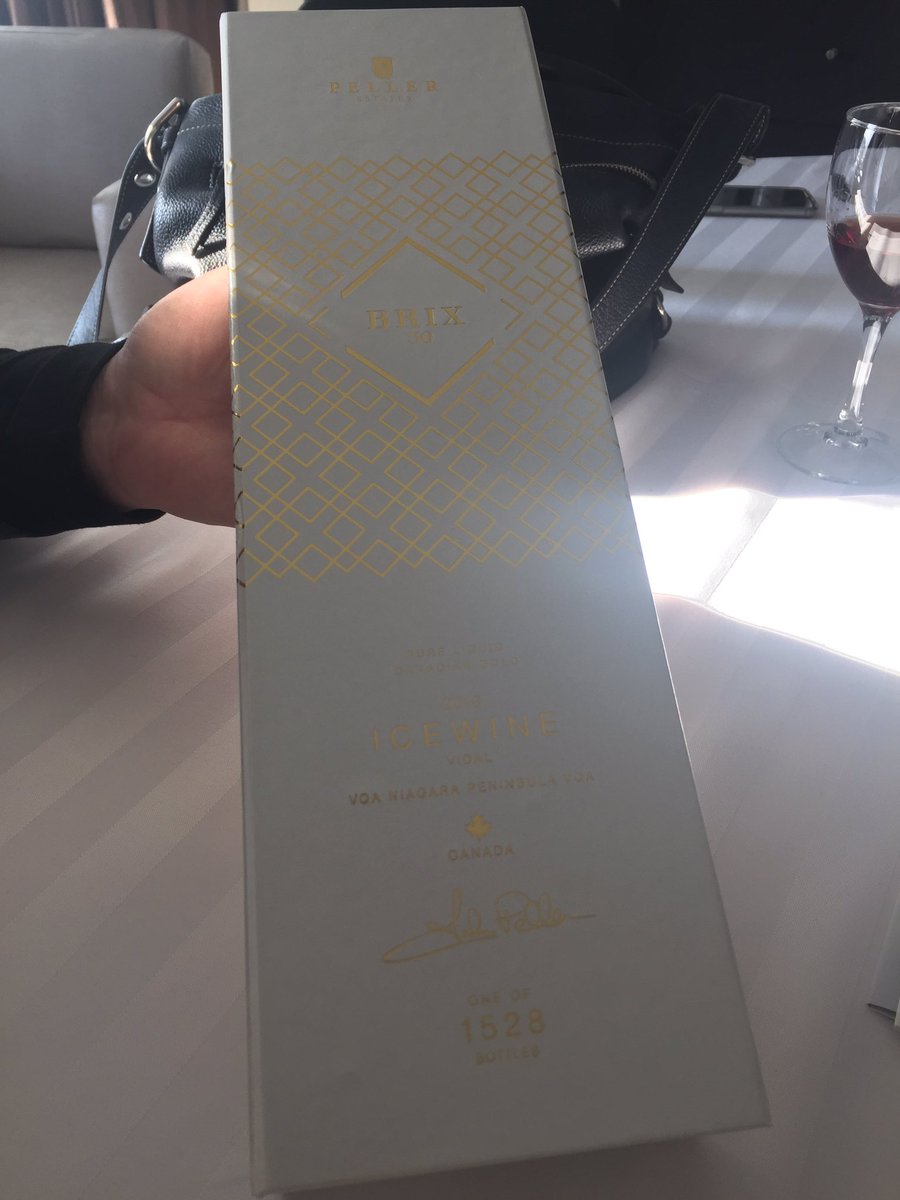DFNI's tweet photo. This Brix 50 #icewine from @PellerVQA is quite some something special, with an extra concentrated process in making the product #FDFA https://t.co/sCr9ayiDFM