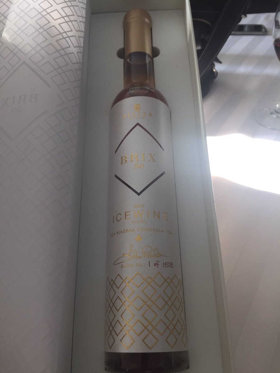 DFNI's tweet photo. This Brix 50 #icewine from @PellerVQA is quite some something special, with an extra concentrated process in making the product #FDFA https://t.co/sCr9ayiDFM