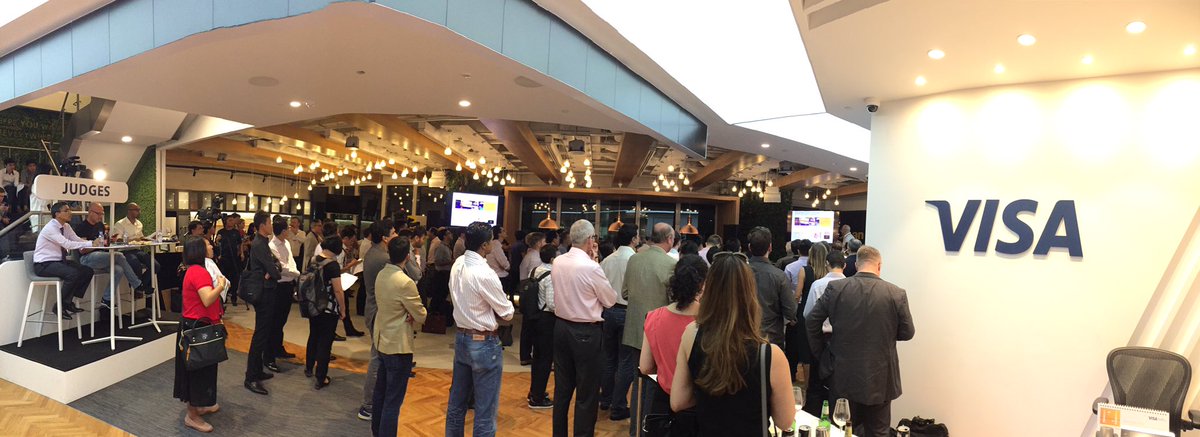 julie_cxttxng's tweet photo. Singapore FF17 Semi-Final Pitch Competition, at Visa. Startups pitching to be finalists in Hong Kong in January.#fintech #FF17 https://t.co/HfyTvCKRnh