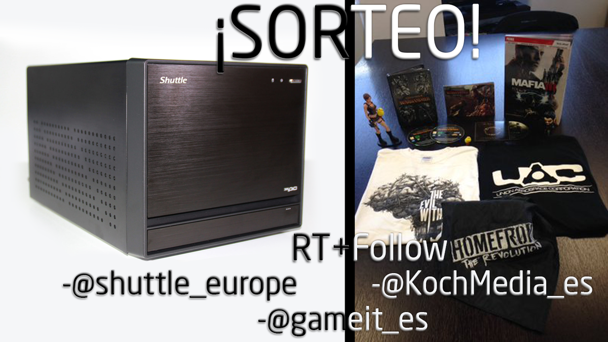 gameit_es's tweet photo. ¡Hoy acaba nuestro super lotazo junto a @KochMedia_es &amp; @shuttle_europe! ¡A darle cómo sí no hubiese un mañana! GO! https://t.co/r4bS60A3HC https://t.co/O8xx1m13Ty