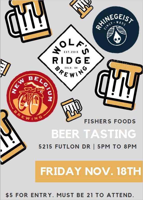.<a href="/FishersFoods/">Fishers Foods</a> will host brewer Chris Davison from <a href="/WolfsRidgeBrew/">Wolf's Ridge Brewing</a> during special tasting Friday. ohio.com/blogs/the-beer…? <a href="/BlindPirateBeer/">Chris Davison</a>