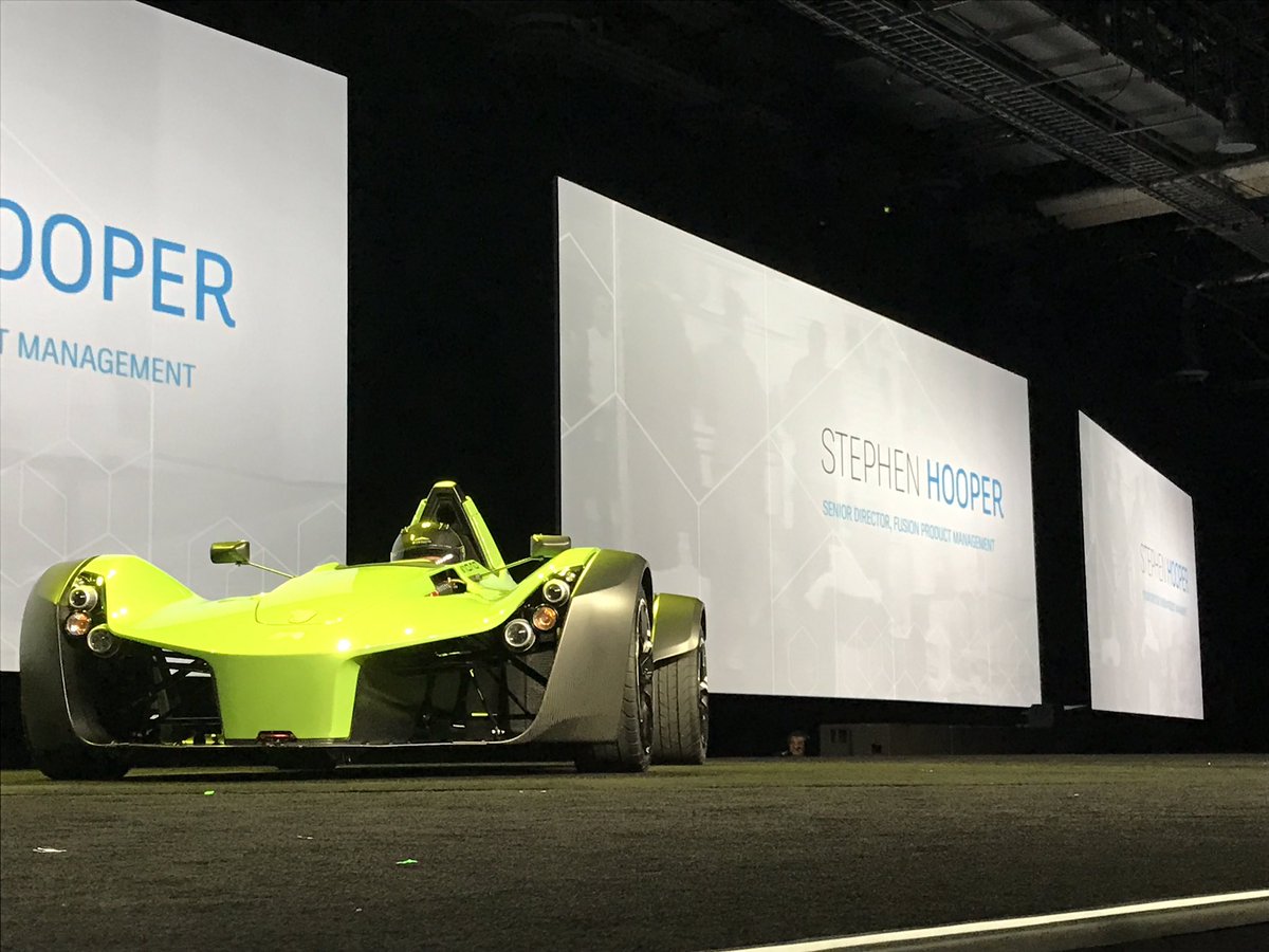 The BAC Mono supercar, designed with Fusion 360. #AU2016