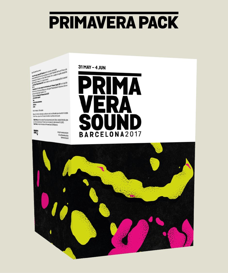 ZumbidoCL's tweet photo. .@Primavera_Sound lanza un nuevo pack para su edición 2017 #PrimaveraSound2017 #PrimaveraSound - Información aquí: https://t.co/pbFcSKDxmO https://t.co/3UwRgweXlV