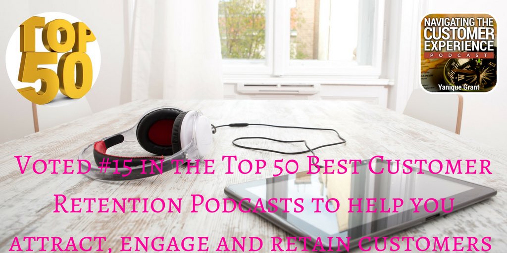 yaniquewagrant's tweet photo. Voted #15 #Top50 #BestCustomerRetention #Podcast - so happy - https://t.co/KRS6c2Is4T Thank you @ngdata_com ππππ https://t.co/WIIAuBsmsT
