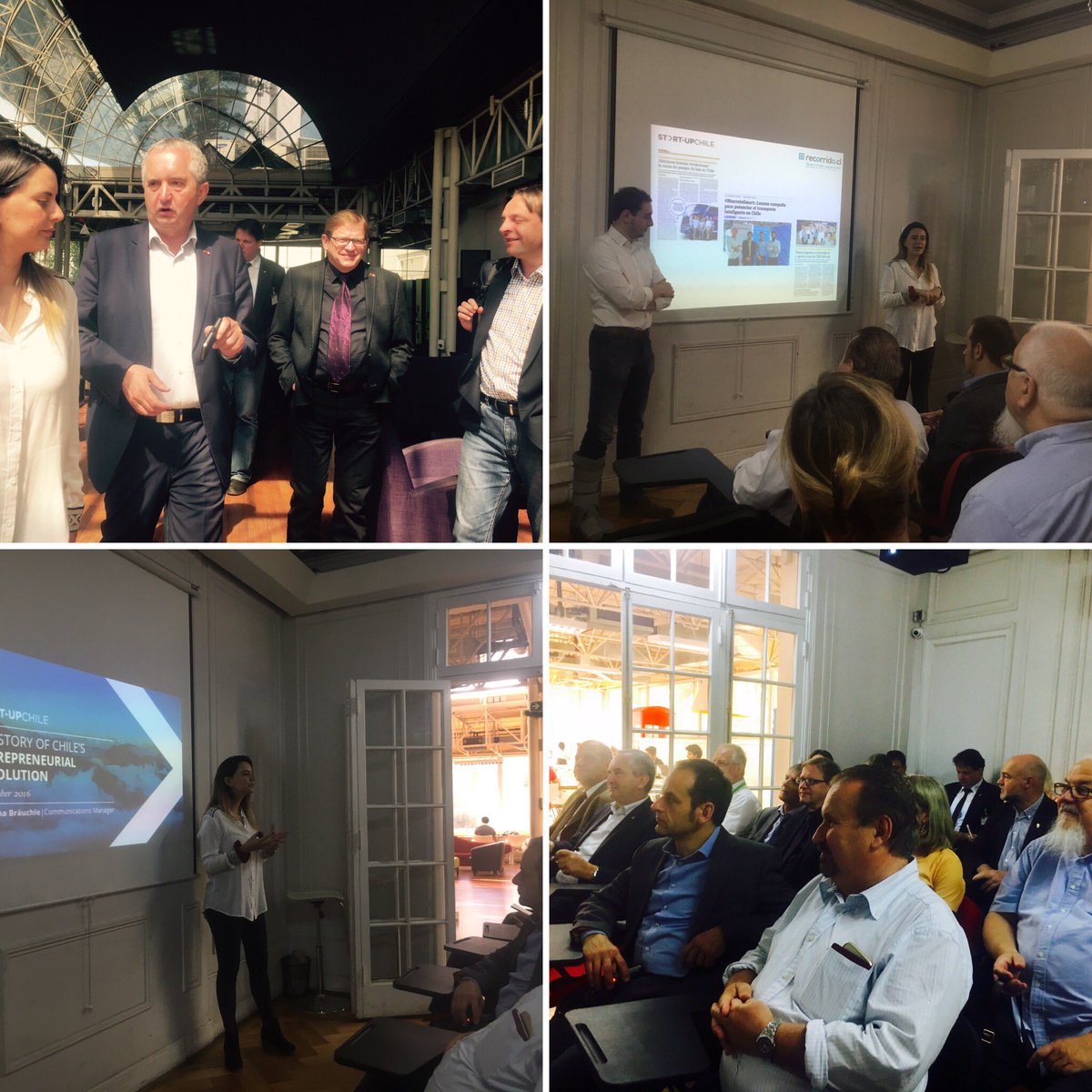 startupchile's tweet photo. Saxonian #Minister for #Environment Thomas Schmidt visited @startupchile to learn about the Government Program https://t.co/srKbxFodD2