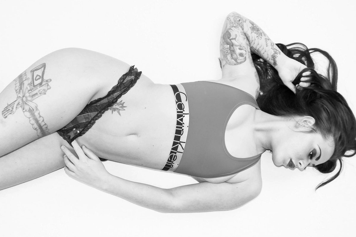 Brand &amp; Model of the week. <a href="/CalvinKlein/">calvinklein</a> <a href="/NeiishaBabii/">Neisha-Louise Thomas</a> - Photo <a href="/Empire_CP/">Empire Collective Photography</a> #fashion #style #womensinspire #calvinklein #Trending #tattoosleeve