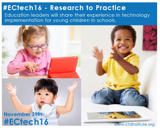 PACERCenter's tweet image. #Edleaders discuss #techimplementation for young children in schools via @CTDInstitute research to practice panel buff.ly/2e1cALM