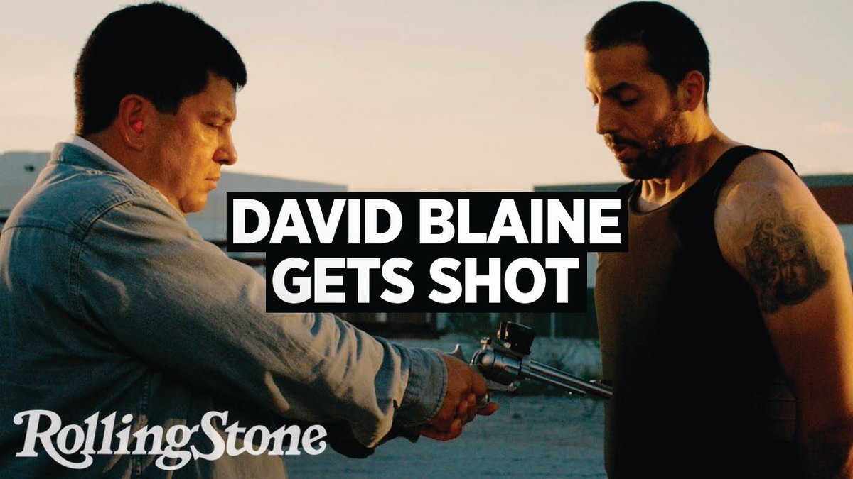 LaughingSquid's tweet photo. David Blaine Repeatedly Gets Shot in the Stomach to Prepare for His Death Defying Bullet Catch Trick https://t.co/64D8mhjXvO https://t.co/tMhzgiEG23