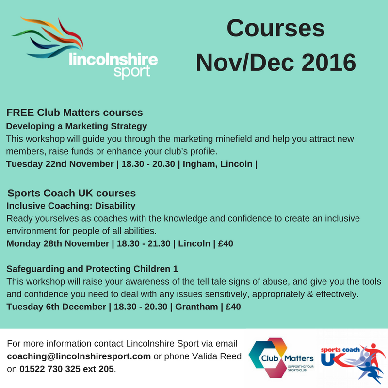 Valida_Reed's tweet photo. Check out these @LincsSport #CoachWorkshops https://t.co/KplDEL2Eha  Nov. and Dec. https://t.co/po8YRno34H