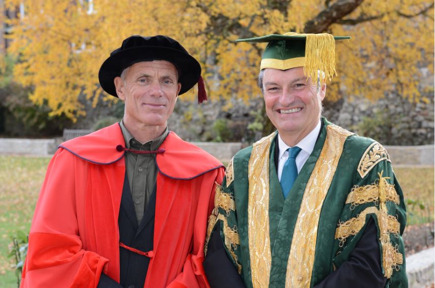 UniKent's tweet photo. Today @UniKentAlumni #JeremyWade, of @RiverMonstersUK, receives an honorary degree from the University at a ceremony in #Rochester https://t.co/Is4S8cwx7x