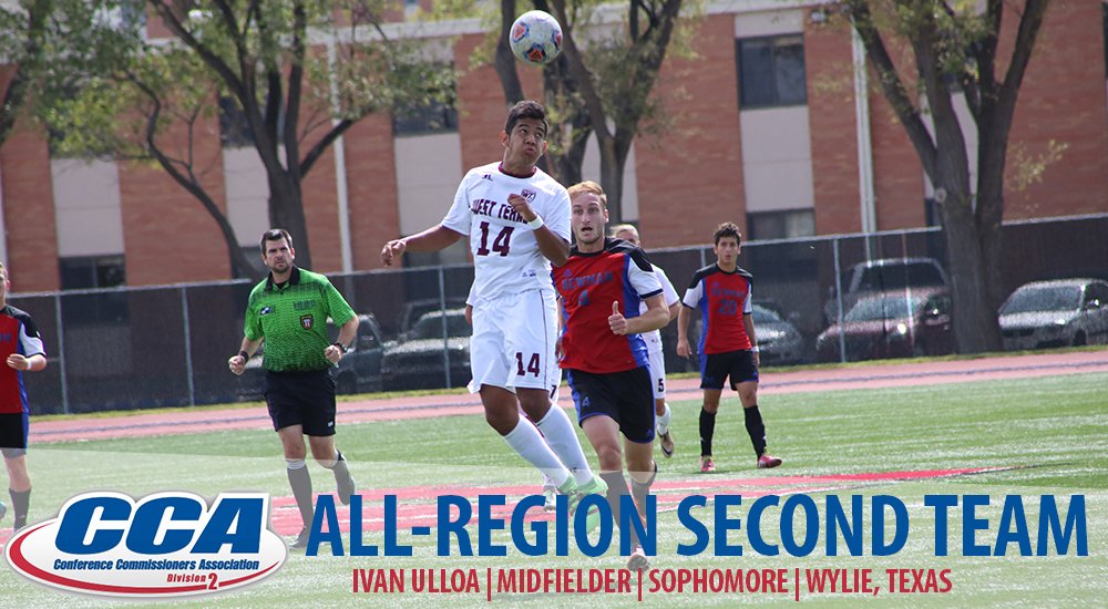 WT Men's Soccer (@buffsmenssoccer) on Twitter photo Congrats to <a href="/Ivan_B10/">Ivan Ulloa</a> on being named to the <a href="/d2cca/">Division II CCA</a> All-South Central Region Second Team! He was 1 of 5 underclassmen.
#BuffNation Congrats to <a href="/Ivan_B10/">Ivan Ulloa</a> on being named to the <a href="/d2cca/">Division II CCA</a> All-South Central Region Second Team! He was 1 of 5 underclassmen.
#BuffNation