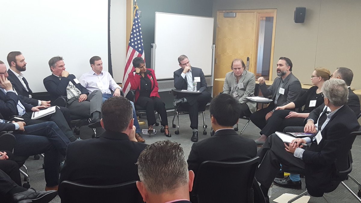 CGAlward's tweet photo. At @CanCGBoston @ctaboston #CdnFastRunners &amp; Michael Ferguson, CEO @Ayogo speaking to importance of positive culture to company success. https://t.co/nAPqtO7UHG