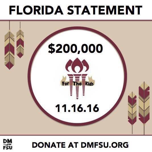 FSUTuckerCenter's tweet image. Hey Seminoles‼️Our friends over at @DM_FSU are trying to raise a HUGE amount of money today. Give them some love &amp;amp; donate today #FTK