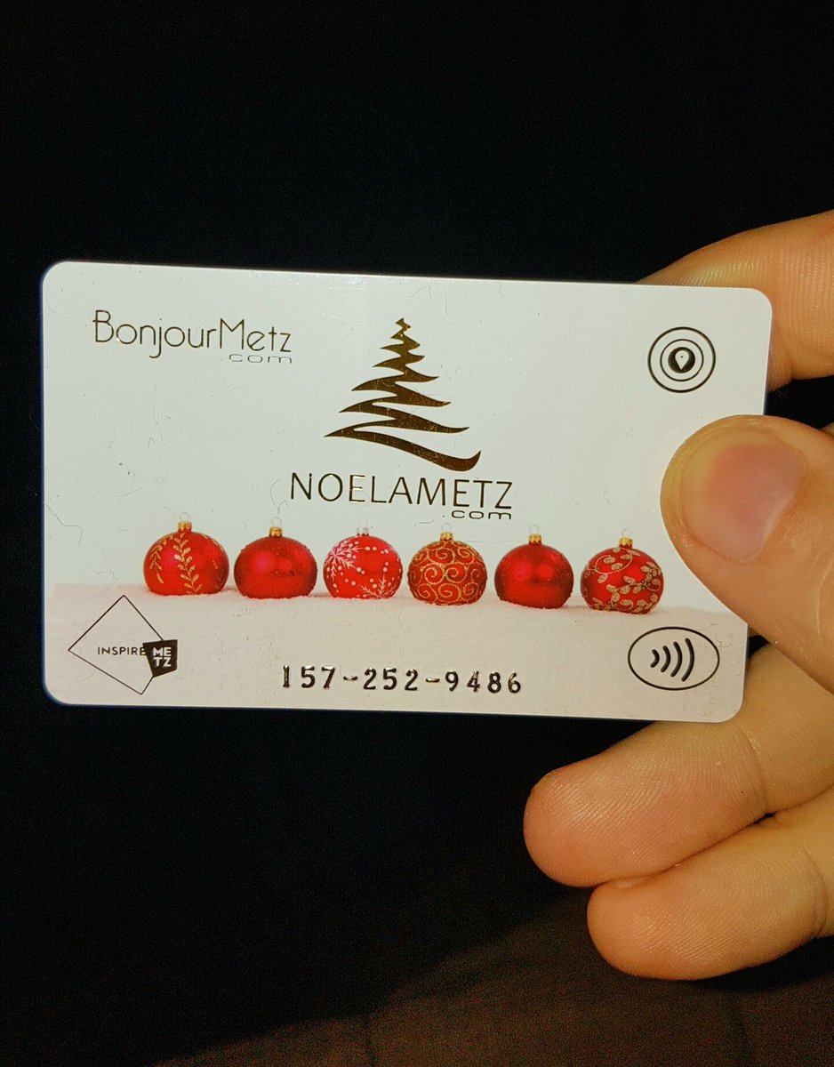 Bonjour_Metz's tweet photo. Les cartes Sans Contact parking #BonjourMetz série limitée spécial #Noel sont arrivées. Innovation et tradition https://t.co/ZOMqt2rfsf